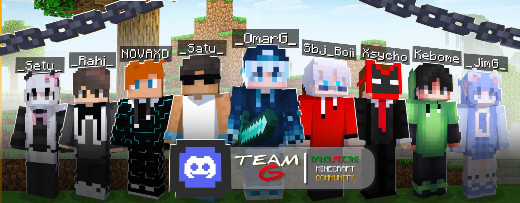 Discovery splash banner for The G Family Discord server