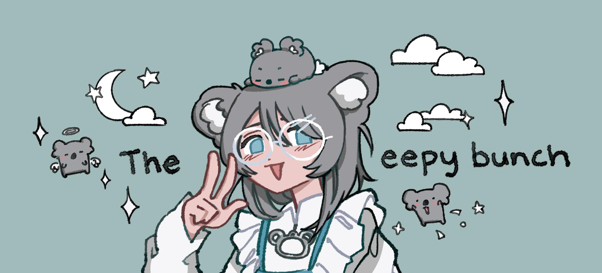 Discovery splash banner for the eepy bunch Discord server