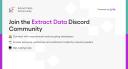 Discovery splash banner for Extract Data Community Discord server