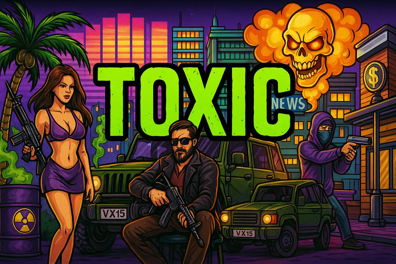 Discovery splash banner for Toxic Discord server