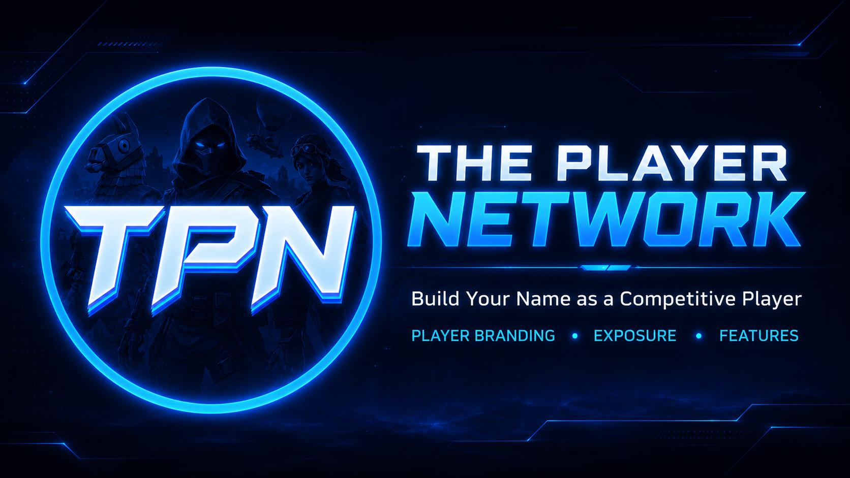 Discovery splash banner for The Player Network Discord server