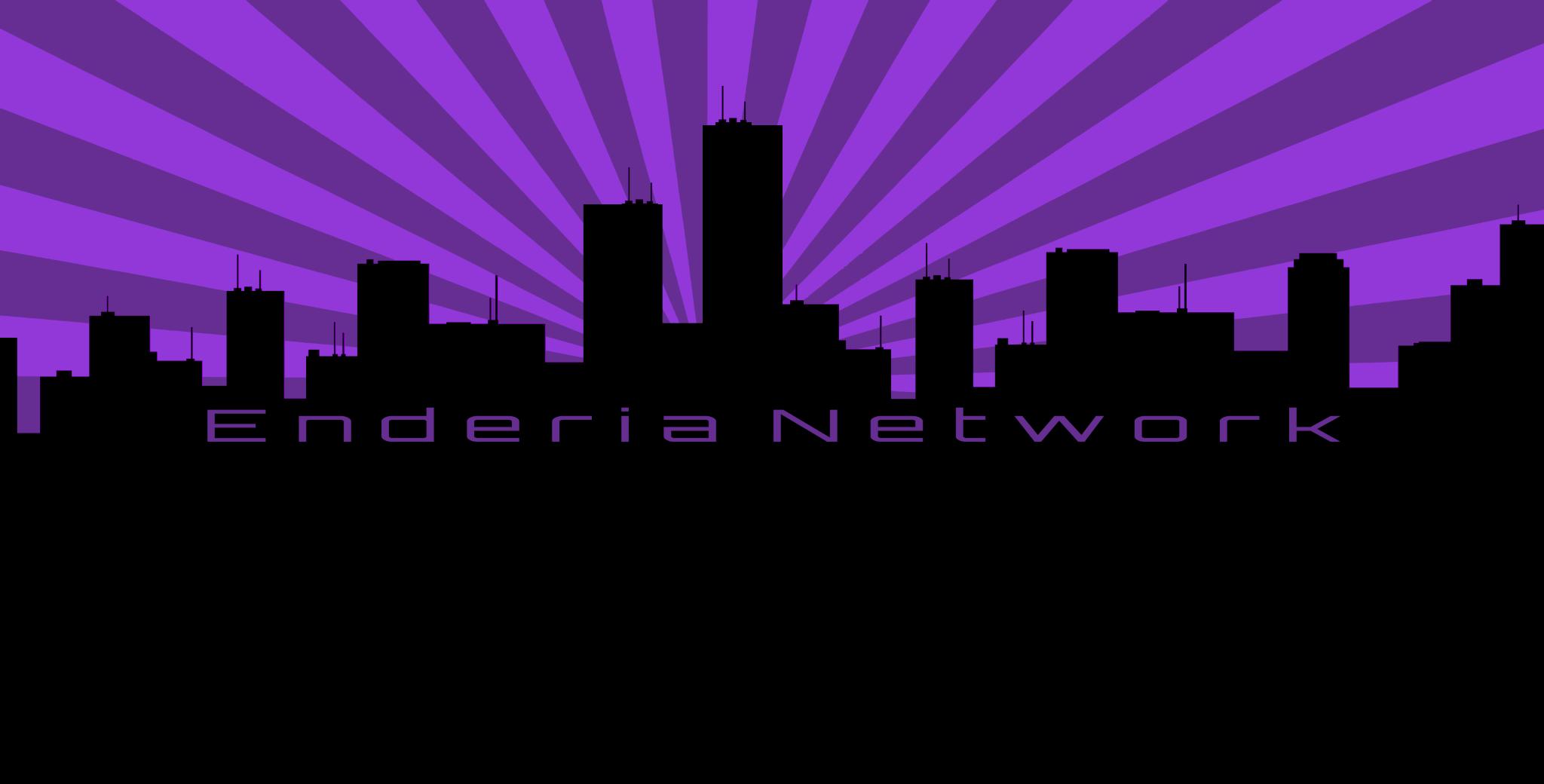 Discovery splash banner for Enderia Network Discord server