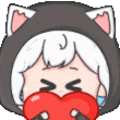 Shiro_Heart Discord Emoji