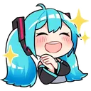 hatsune_happy Discord Emoji