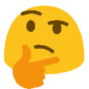 Confused Blob Discord Emoji
