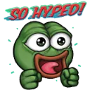 pepesohyped Discord Emoji