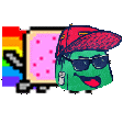 Nyancat nyancat Discord Emoji