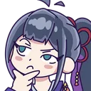 AscMomokaThink Discord Emoji