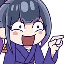 AscMomokaPointlaugh Discord Emoji