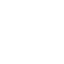 White circle centered on a solid black background.