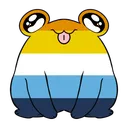 AroAce_Frog Discord Emoji
