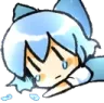 Cirno Sad Discord Emoji