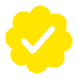YellowVerified Discord emoji