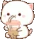 Peachcat_sippin_boba