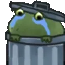 SadTrashFrog_FFA Discord Emoji
