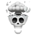 ShockedSkullEmojiWithExplosion