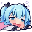 bluegirlcomfy Discord Emoji