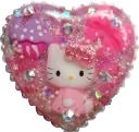 HelloKittyResinHeart Discord Emoji