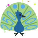 250kpeacock