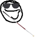 Discord Emote CluelessBlind: