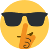 shh Discord emoji