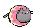 Pusheen_pixel_donut Discord emoji