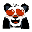 PandaHeartEyeEsi Discord Emoji