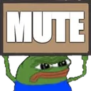 Pepe Mute pepe_mute Discord Emoji