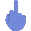 blurple_middle_finger Discord emoji
