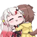 AyameKoroneHug Discord Emoji