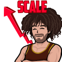 Scale Discord emoji