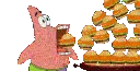 SpongebobPatrickEating
