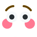 flushednothing Discord emoji