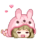 mpinkbunnygirlroll