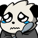 pandatristeavecunecuilliere