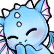 bluedragonGiggle Discord emoji