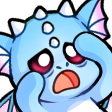 bluedragonScared Discord emoji