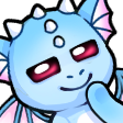bluedragonSmug Discord emoji