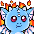 bluedragonThisIsFine Discord emoji