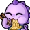 purpledragonEat Discord emoji