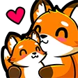 Fox Hug Discord Emoji