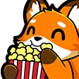 Fox Popcorn Discord Emoji