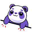 PurplePandaBongo1_112x112 Discord Emoji