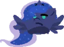 LunaThinking Discord Emoji