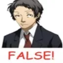 false