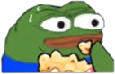 Pepe Popcorn pepePopcorn Discord Emoji