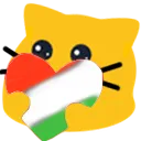 BlobCatHeart Discord Emoji