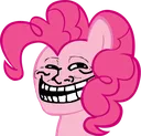 PinkieTrollface Discord Emoji
