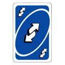 UnoReverseCardBlue UnoReverseCardBlue