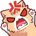 Neko Cat Angry Discord Emoji